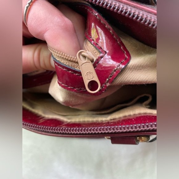 Vintage Michel Angelo red patent leather red purse - Picture 11 of 16